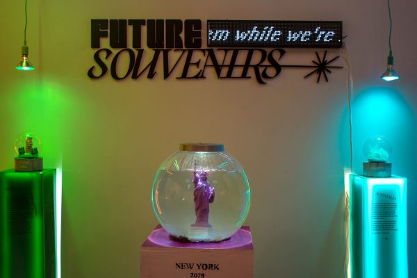 Future Souvenirs art installation at the Satellite art show in Austin Texas 1