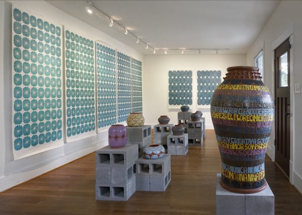 Installation view of Gabo Martinez's solo exhibition at Front Gallery, Houston, 2019