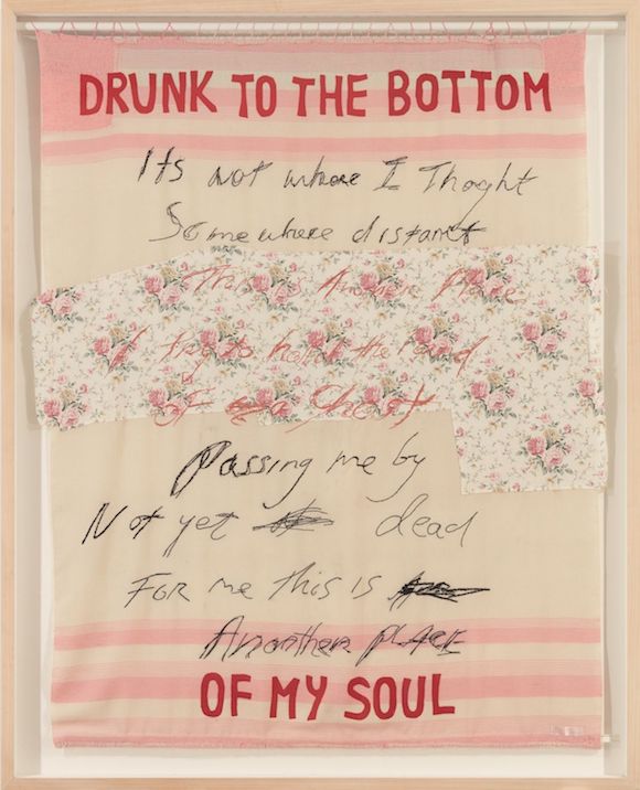 Tracey Emin, Drunk to the Bottom of my Soul, 2002.