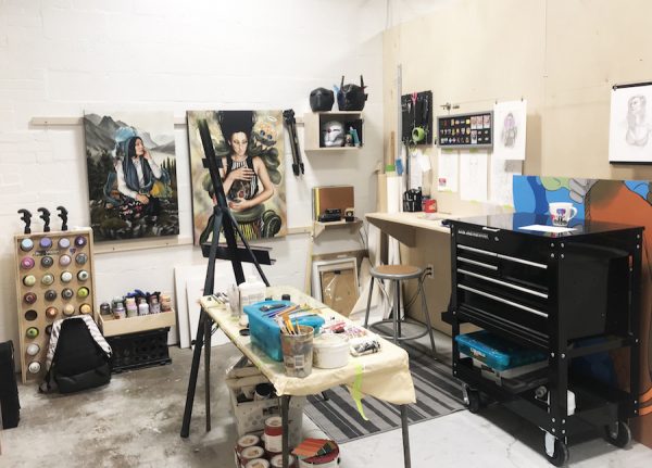 Hatziel Flores' studio