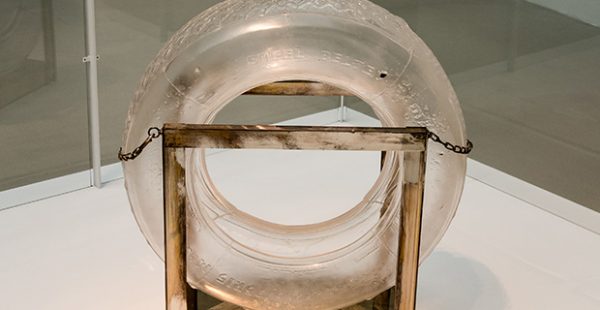 Robert Rauschenberg Glass Tire sculpture