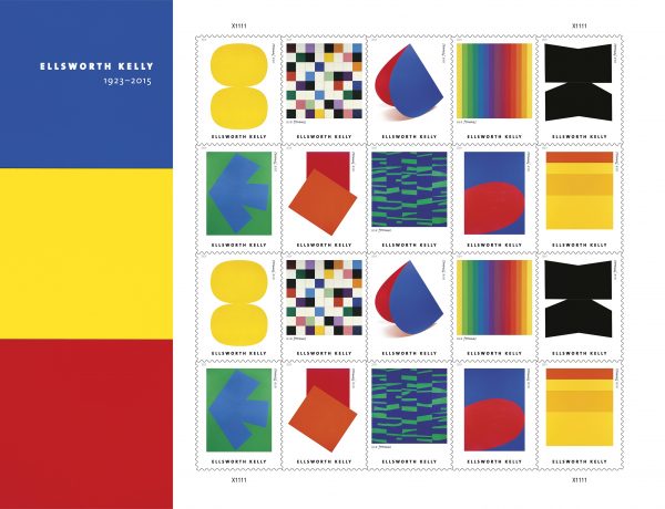 USPS Ellsworth Kelly Mail stamps