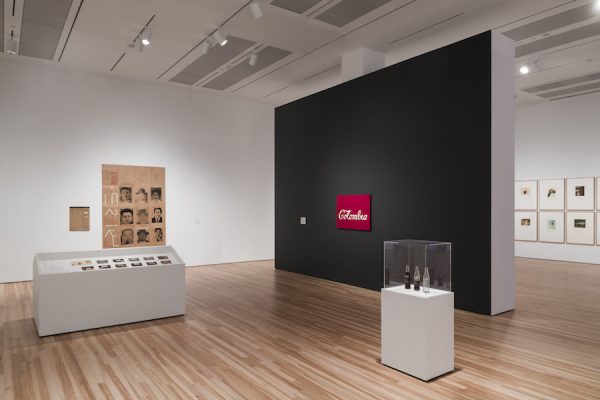 Installation View of Words/Matter: Latin American Art and Language at the Blanton