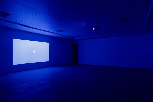 Installation view: Brian Fridge, Sequence 21.1, 2012-2019, 1 minute and 20 second, silent, color video, dimensions variable