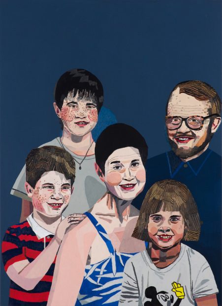 Jonas Wood, Sears Family Portrait, 2011