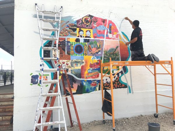 ALH Teen Intensive Mural at Sawyer Yards