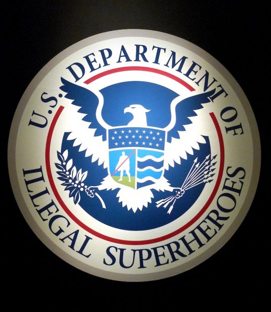 Seal of The Department of Illegal Superheroes