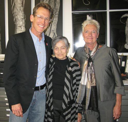 Richard-Doherty-right-and-Kenda-North-with-Barbara-Crane-middle-in-2009