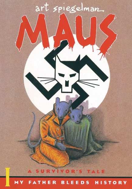 Cover art for Art Spiegelman's Maus, 1980-91