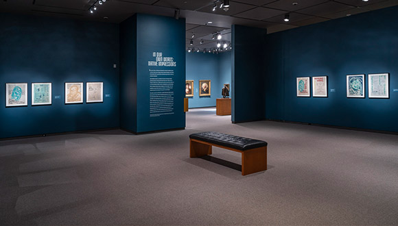 Before-view-of-upstairs-gallery-at-Amon-Carter-Museum-of American-Art-b