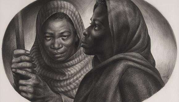General-Moses-and Sojourner-Harriet Tubman-and-Sojourner-Truth-by-Charles-White