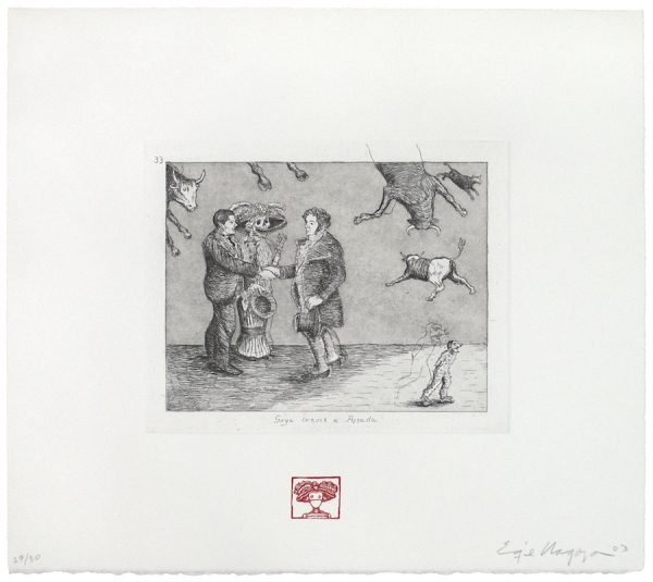 Enrique Chagoya, Goya Meets Posada (Goya conoce a Posada)