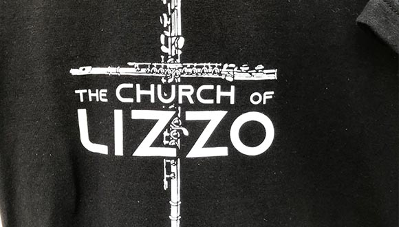 Church-of-Lizzo-t-shirt-at-ArtsGoggle-Fort-Worth