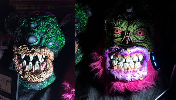 Creepy-Halloween-masks-at-ArtsGoggle-Fort-Worth