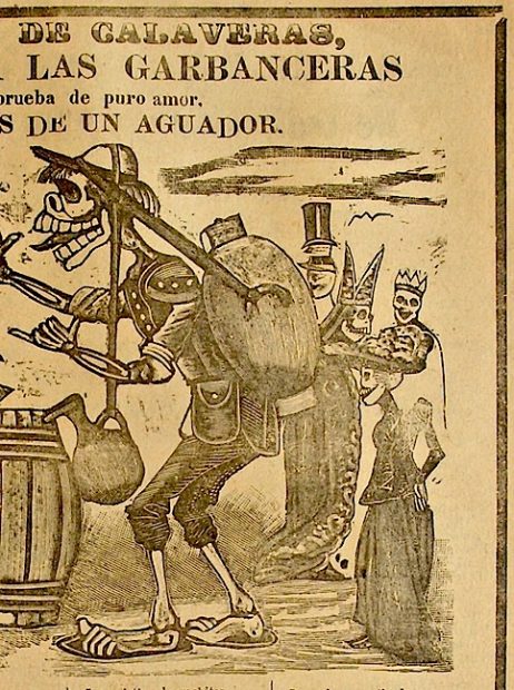 José Guadalupe Posada (1852-1913), Regalo de Calaveras…., detail.
