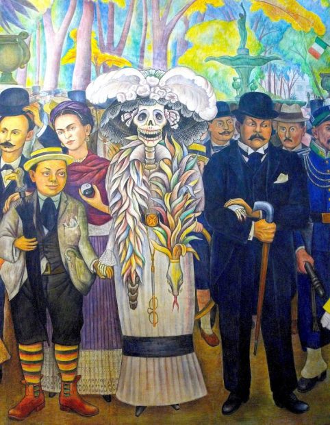 Diego Rivera (1886-1957), A Dream of a Sunday Afternoon in the Alameda Park, 1946-47, detail