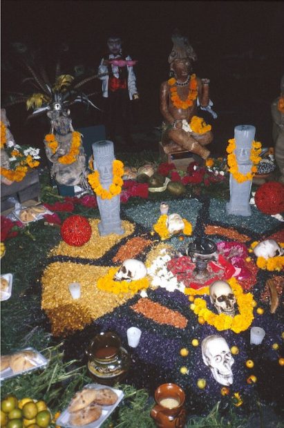 Zocalo, Indigenous altar and Cotton Candy Vampire, 2004