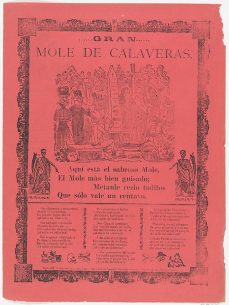 José Guadalupe Posada (1852-1913), Gran Mole de Calaveras, photo-relief etching, 1902