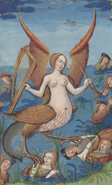 Siren, from Abus du Monde (The Abuses of the World), France, Rouen, ca. 1510