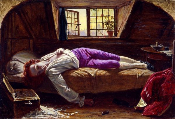 Henry Wallis, Chatterton, 1855-56