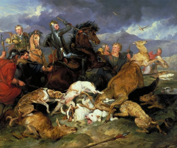 Edwin Henry Landseer, The Hunting of Chevy Chase, c. 1825-26