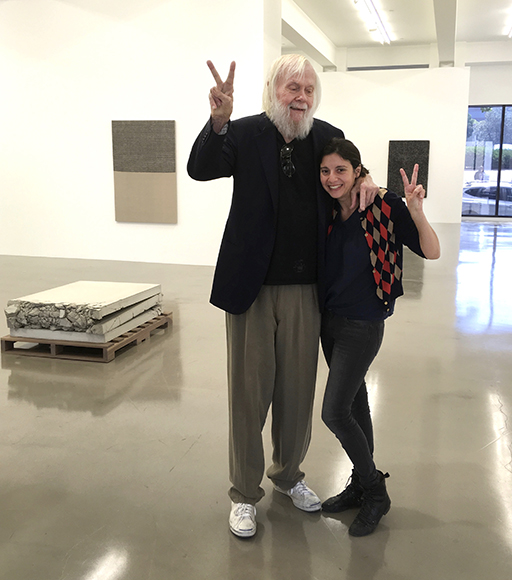 The-Late-John-Baldessari-With-Artist-Analia-Saban