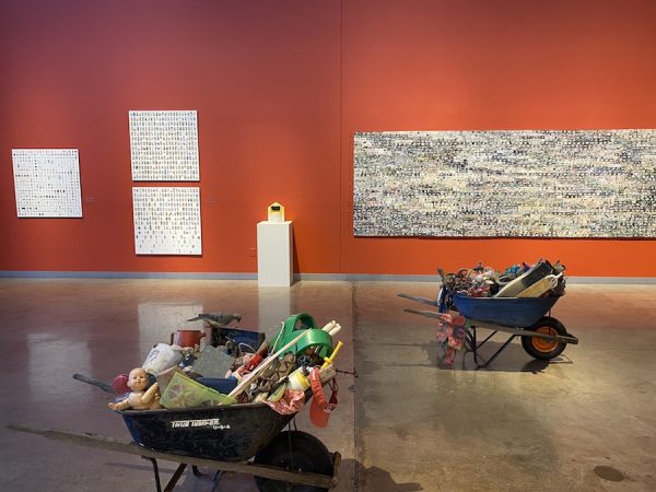 Installation view of Becky Wilkes' "Ditched" at LHUCA