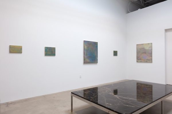 Installation view of Marjorie Norman Schwarz: Slow Change at Gallery 12.26 in Dallas.