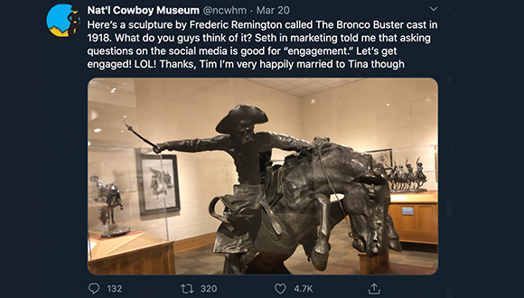 Cowboy-Museum-turns-twitter-account-over-to-security-guard-COVID-19-3-24-2020-6