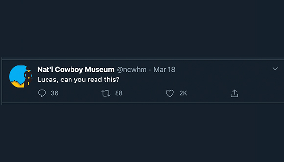 Cowboy-Museum-turns-twitter-account-over-to-security-guard-COVID-19-3-24-2020-8