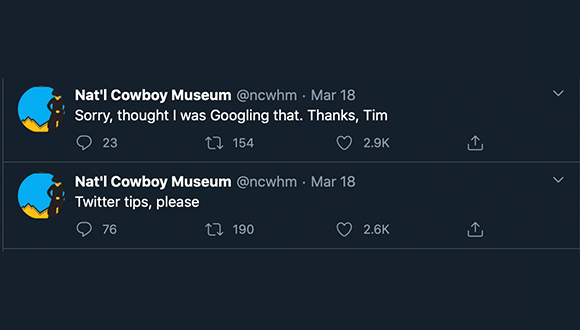 Cowboy-Museum-turns-twitter-account-over-to-security-guard-COVID-19-3-24-2020-9