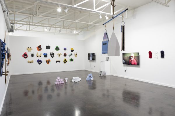 Installation view of David Jeremiah's solo show