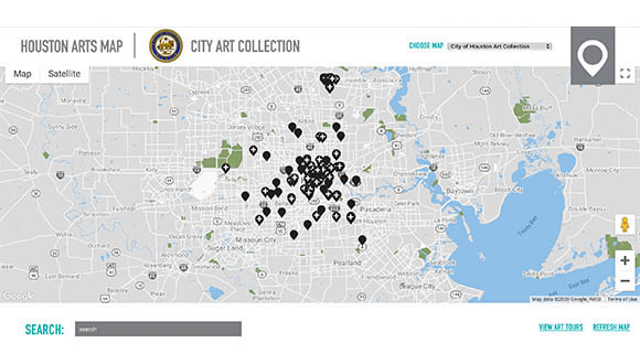 City-of-Houston-interactive-Art-map