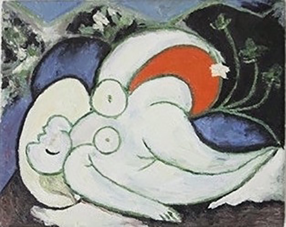 Pablo Picasso’s Lying Woman