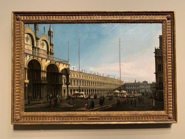 Painting by Canaletto at the Museum of Fine Arts, Houston