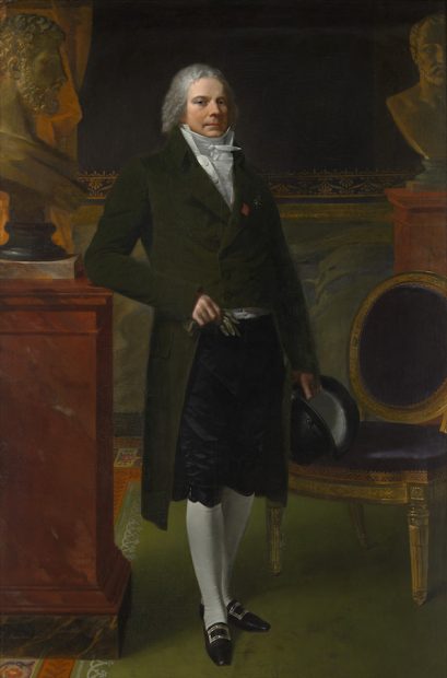 Pierre Paul Prud'hon (French, Cluny 1758–1823 Paris). Charles Maurice de Talleyrand Périgord (1754–1838), Prince de Talleyrand, 1817. Oil on canvas, 85 x 55 7/8 in. (215.9 x 141.9 cm). Purchase, Mrs. Charles Wrightsman Gift, in memory of Jacqueline Bouvier Kennedy Onassis, 1994.