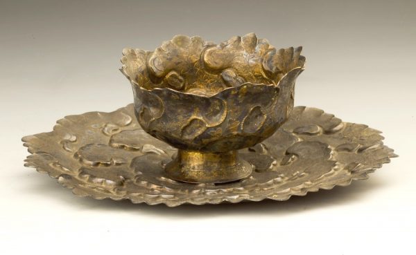 Chen studio, Stemmed Cup and Plate, Yuan dynasty (1279–1368)