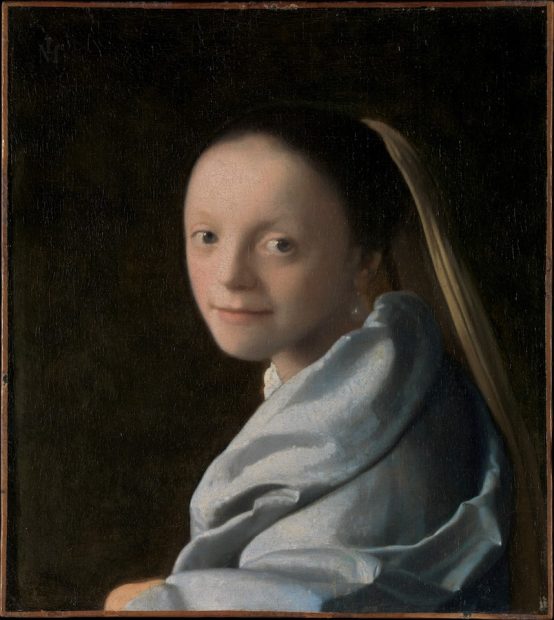 Johannes Vermeer (Dutch, 1632–1675). Study of a Young Woman, c. 1665–67. Oil on canvas, 17 1/2 x 15 3/4 in. (44.5 x 40 cm). The Metropolitan Museum of Art, New York, Gift of Mr. and Mrs. Charles Wrightsman, in memory of Theodore Rousseau Jr., 1979.