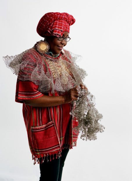 Naomi Wanjiku, Sculpture Artist. Photograph by Rahm Carrington