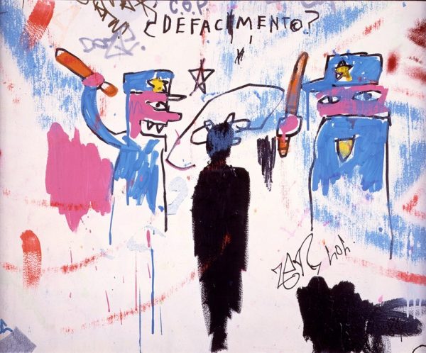 "Defacement (The Death of Michael Stewart), 1983© The Estate of Jean-Michel Basquiat / ADAGP, Paris / ARS, New York 2016"