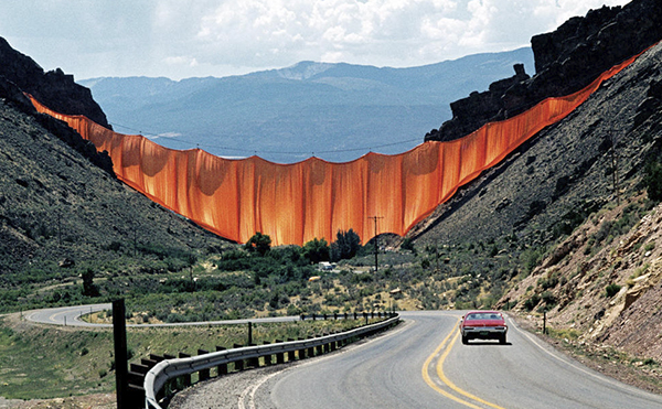 Valley Curtain, Rifle, Colorado, 1970-72-Christo-And-Jean-Claude