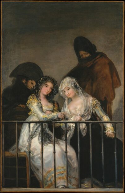 Attributed to Francisco Goya, Majas on a Balcony, c. 1800-10