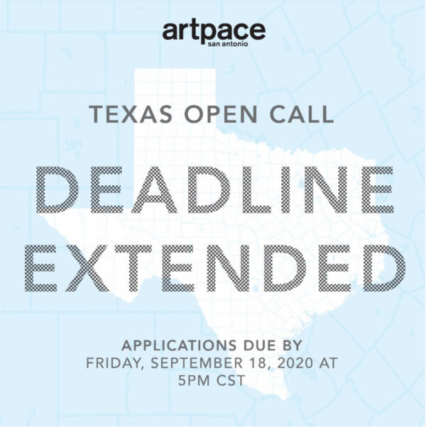 Artpace Extends Open Call Deadline