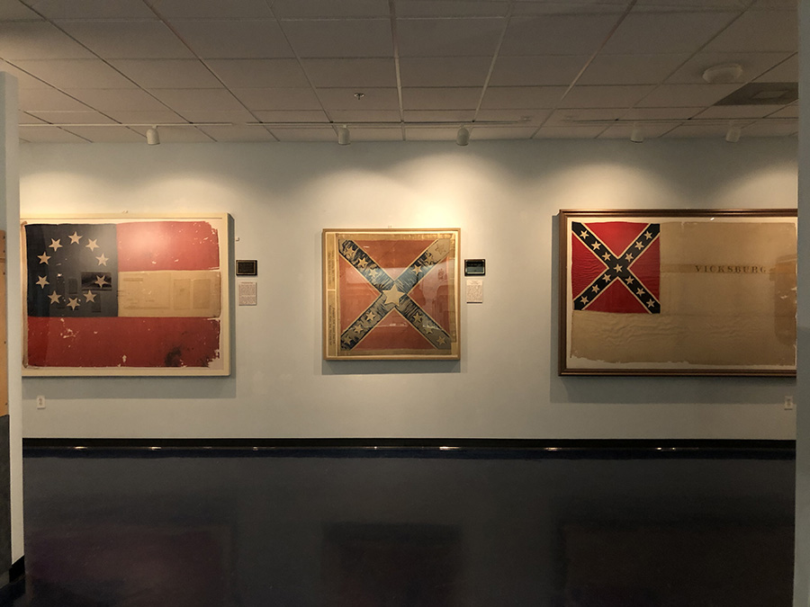Confederat Flags on display-Texas-Civil-War-Museum-White-Settlement-TX