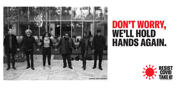 Don't Worry, we'll hold hands again, RESIST billboard