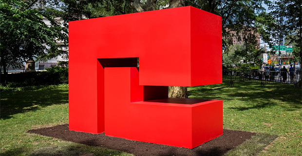 Carmen Herrera- Estructuras Monumentales at Buffalo Bayou in Houston October 22 2020