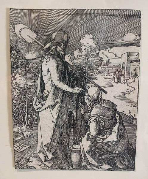 Durer, Christ Appearing to magdalen, Woodcut