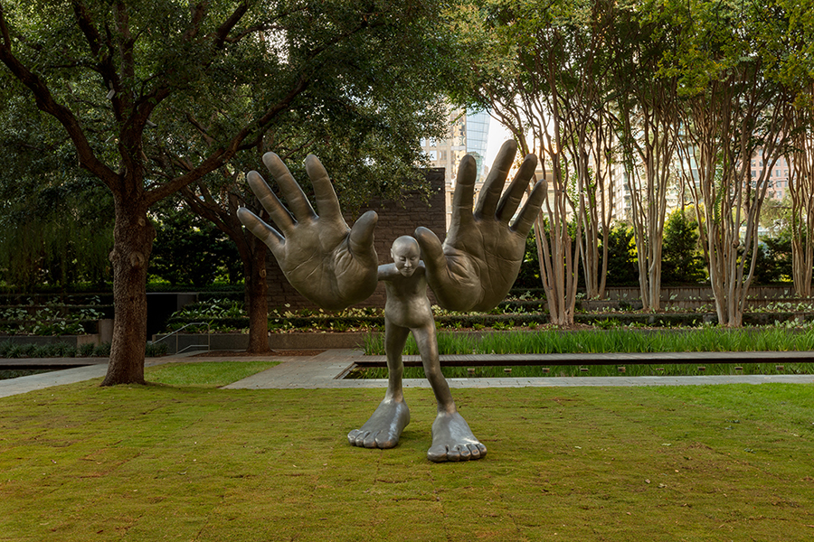 Nic Nicosia's bighands acquired by Nasher Sculpture Center, October, 2020