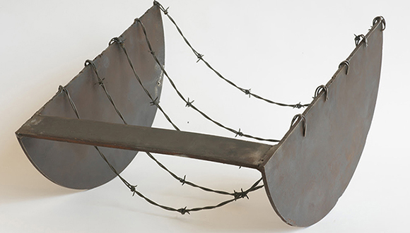 Melvin Edwards "Five to the Bar," 1973.