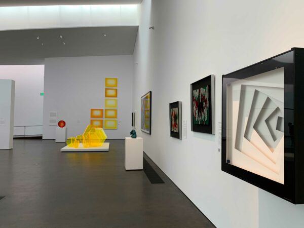 Color into Light exhibition at the MFAH kinder building